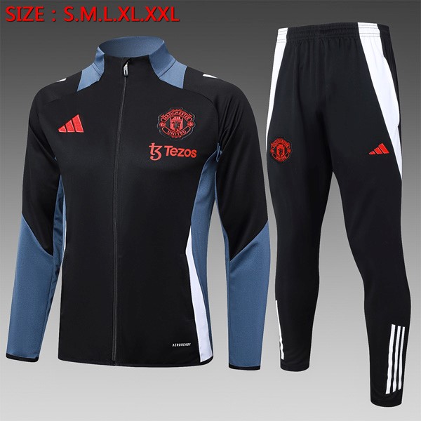 Giacca Manchester United 24/25 Nero Grigio 2